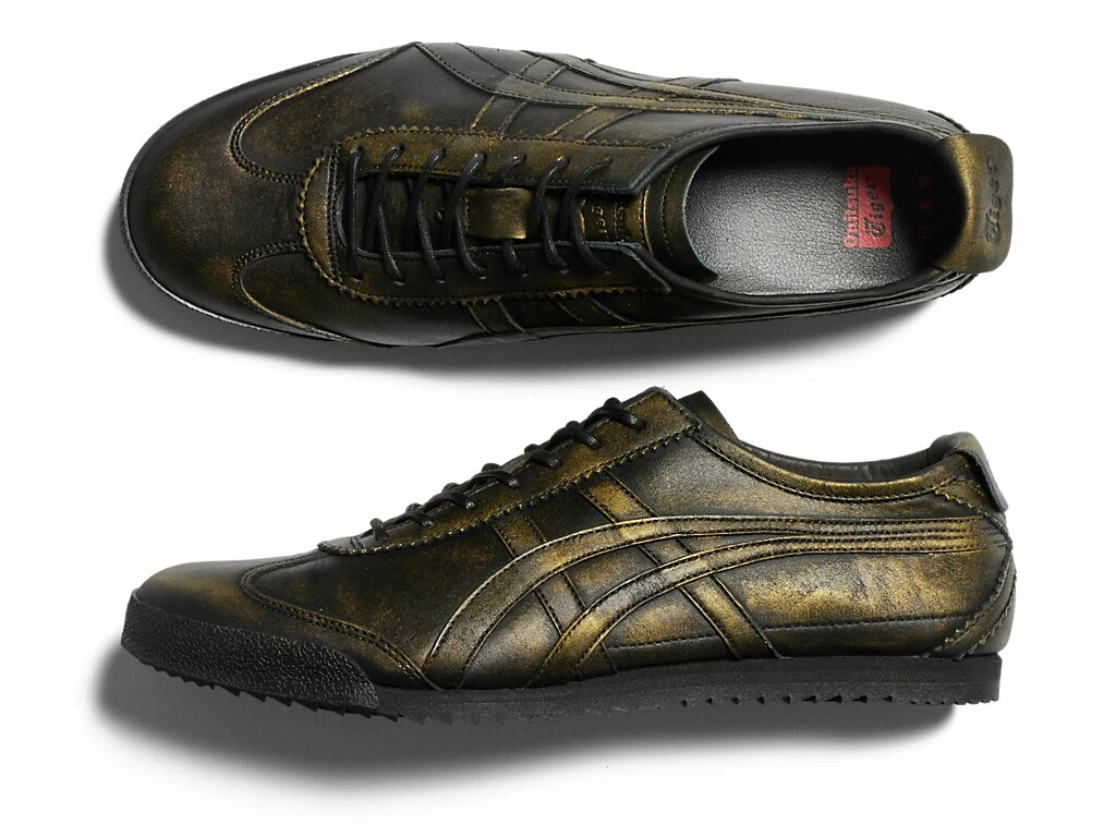 Onitsuka Tiger MEXICO 66 DELUXE NIPPON MADE 1181A604 002 BLACK GOLD