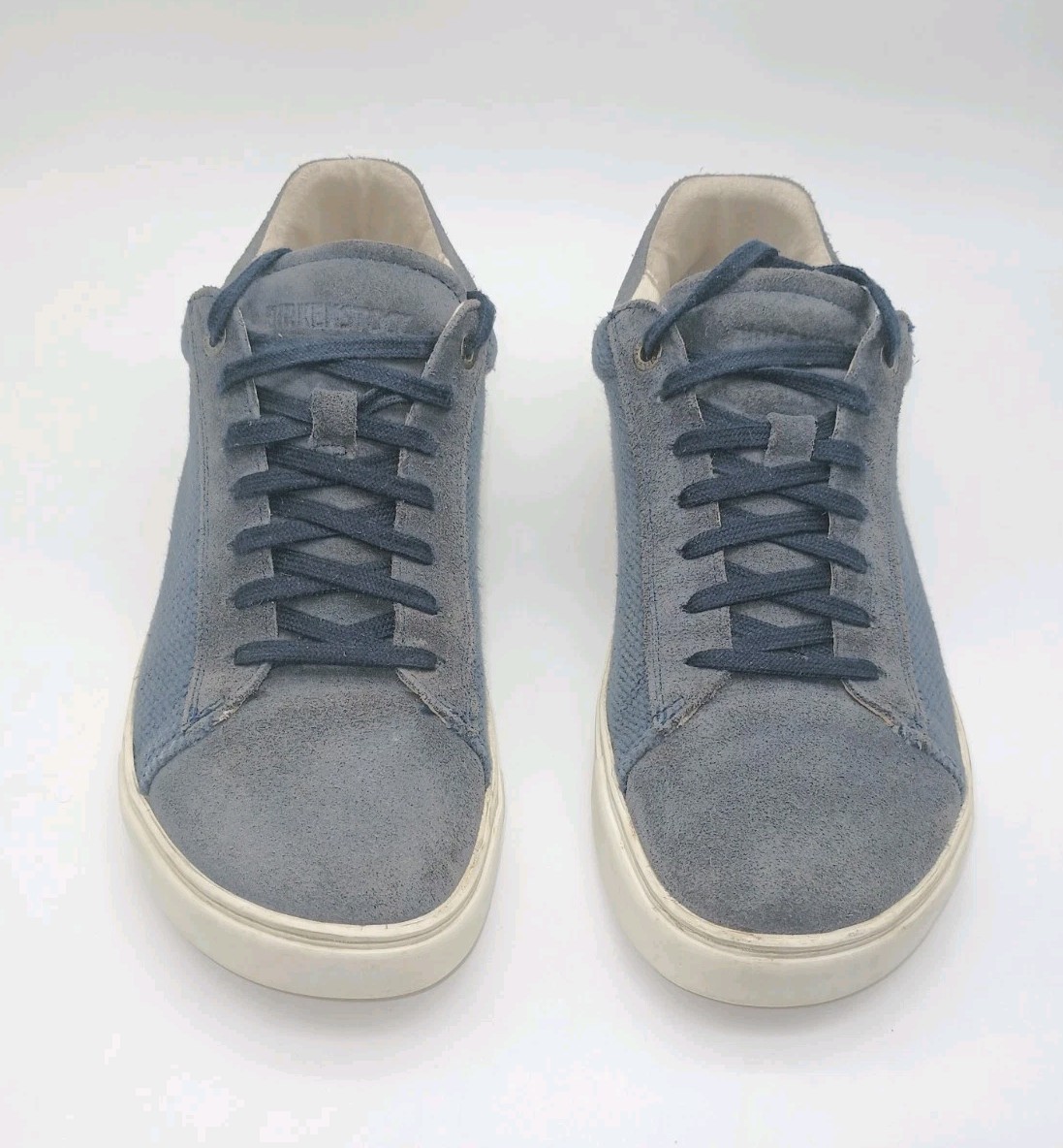 Birkenstock Bend Low Canvas Suede Sneakers W 9 M 7 EU 40 Blue READ