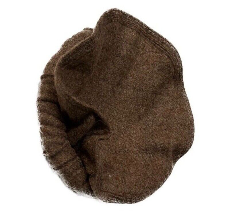 Afghan Pakistan Chitrali Pashtun Tribal Pakol Cap Tupi Kufi Topi Hat Dark Brown