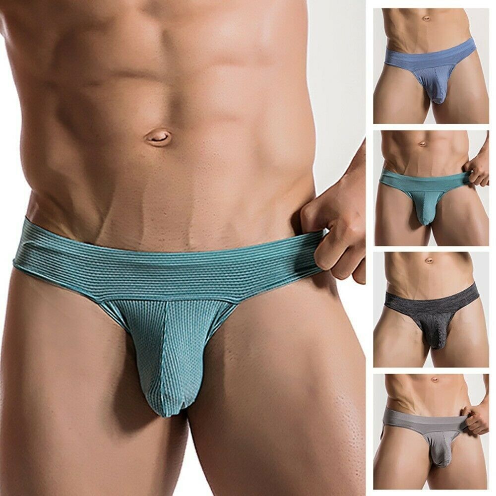 Men Sexy Thongs Briefs Low-rise G String Pouch T-back Underwear Bikini Panties~~