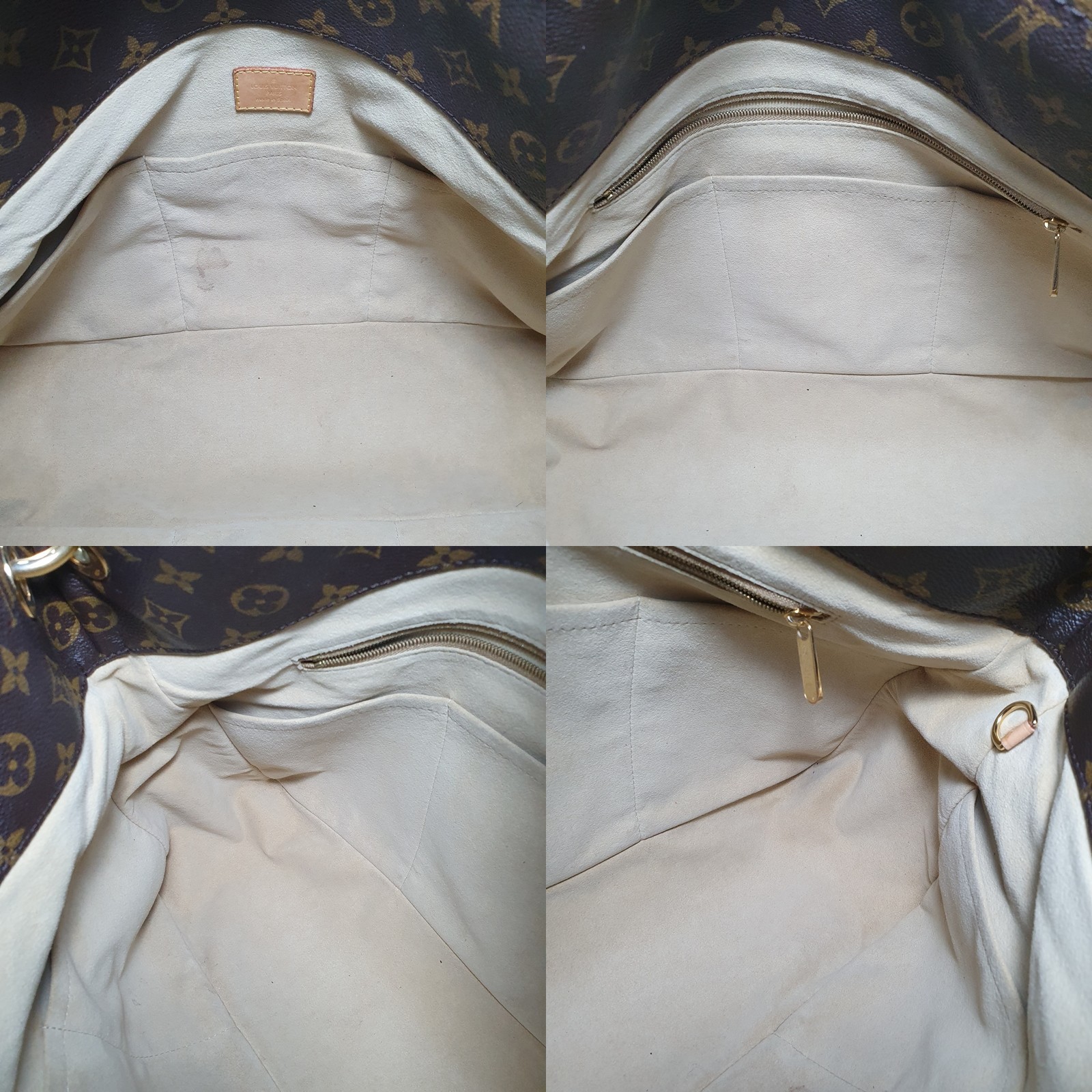 TARIFF FREE Authentic Louis Vuitton Artsy MM Monogram M40249 With Invoice CLA800