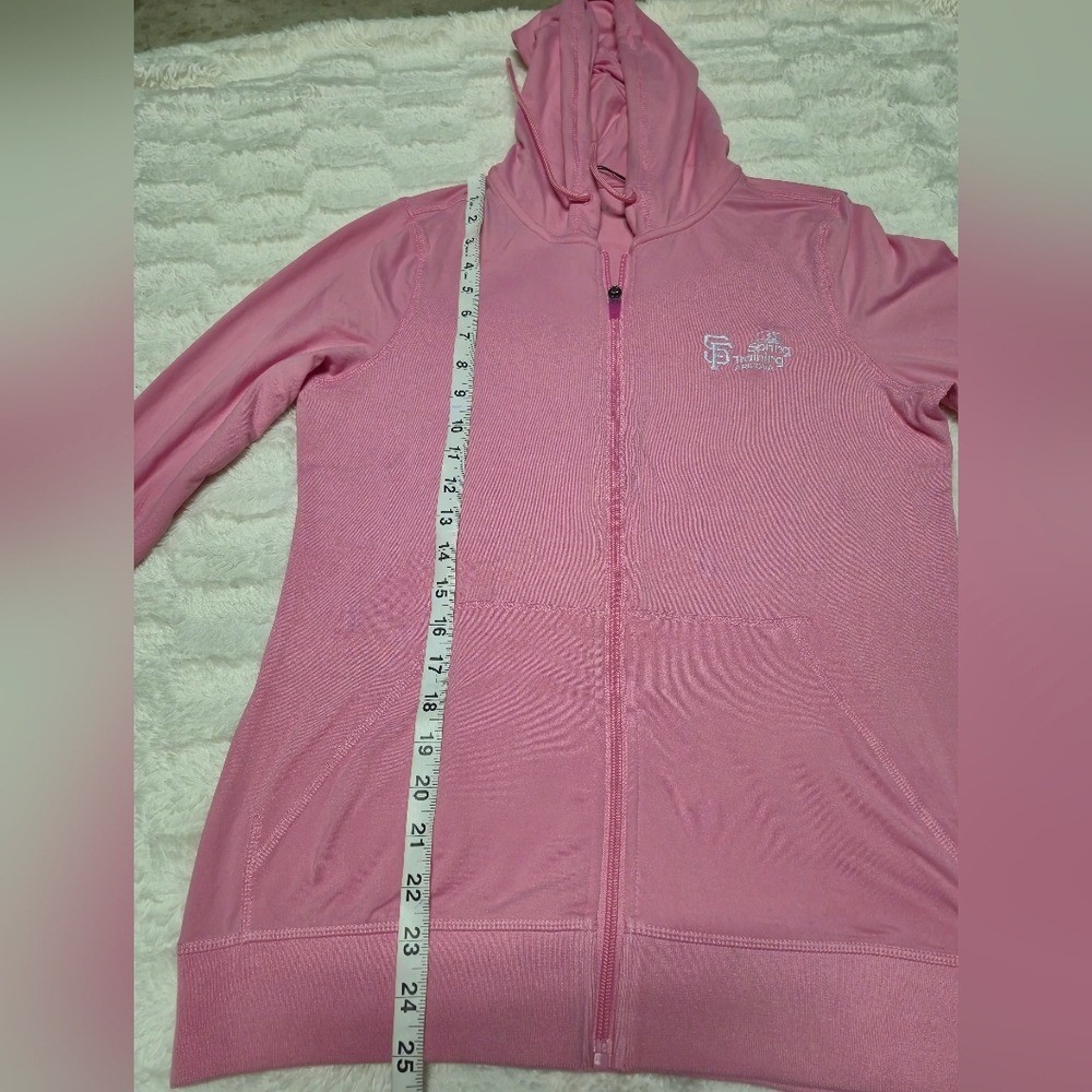 Antigua Pink Zip-Up Hoodie