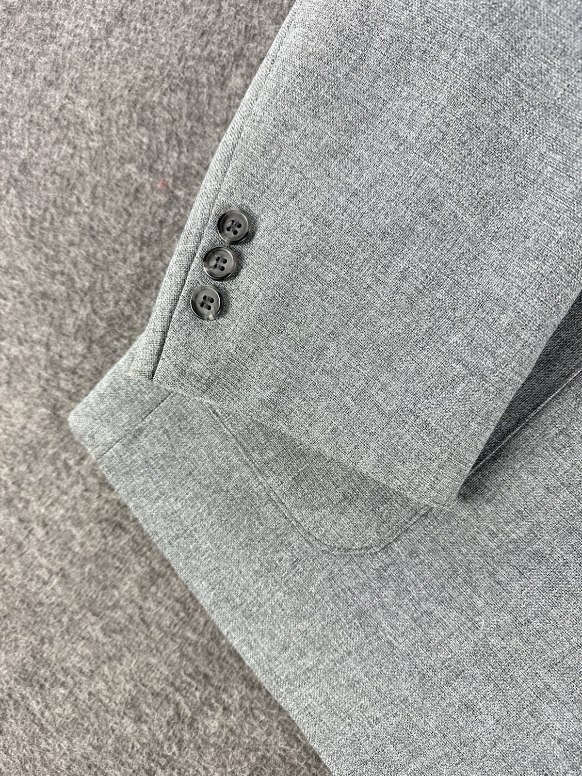VTG 70s Levi’s Action 2 Piece Suit Gray 48L Pants 40×32 Daycare Retro Old Money