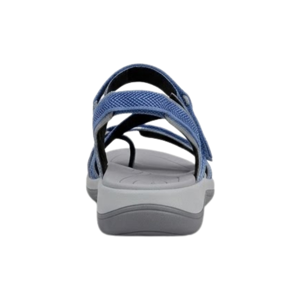 Orthofeet Women Orthopedic Lake Blue Adjustable Water Friendly Sandal