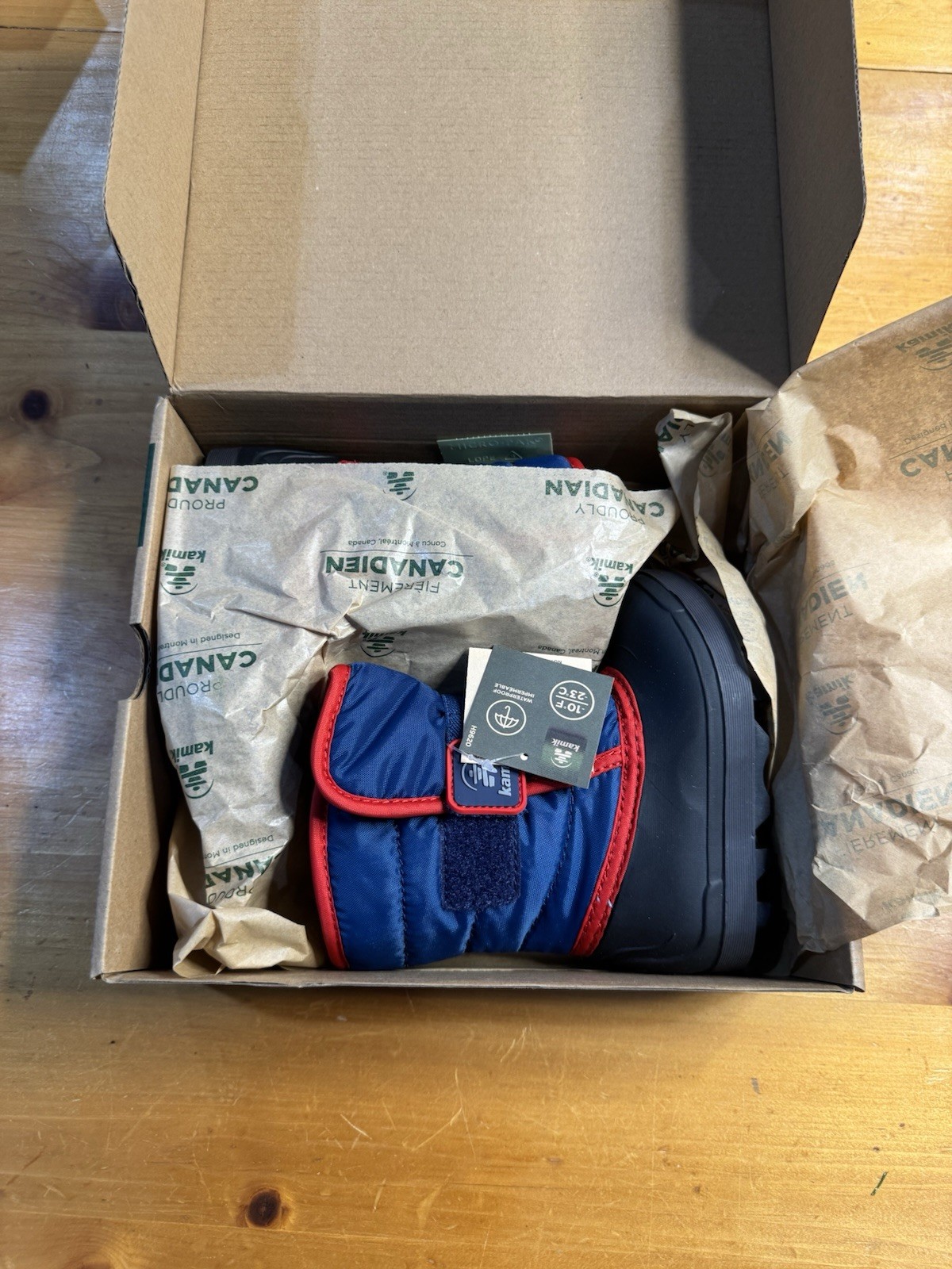 Kamik Toddler Snowbug 7 Insulated Waterproof Winter Boot Navy NF9564-NAV Size 7