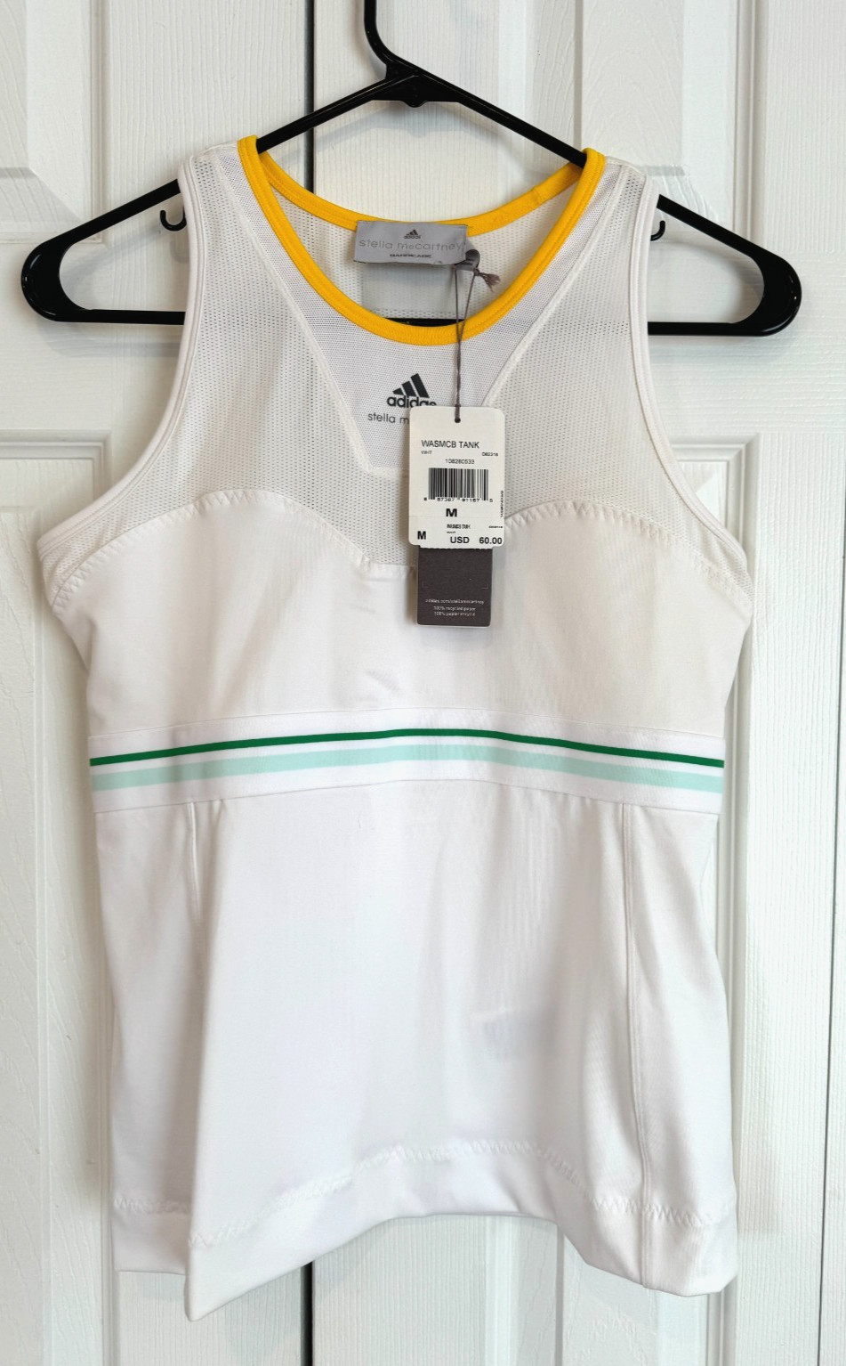 Adidas Stella McCartney ASMC Tank Tennis Barricade White Women’s Size Medium NEW