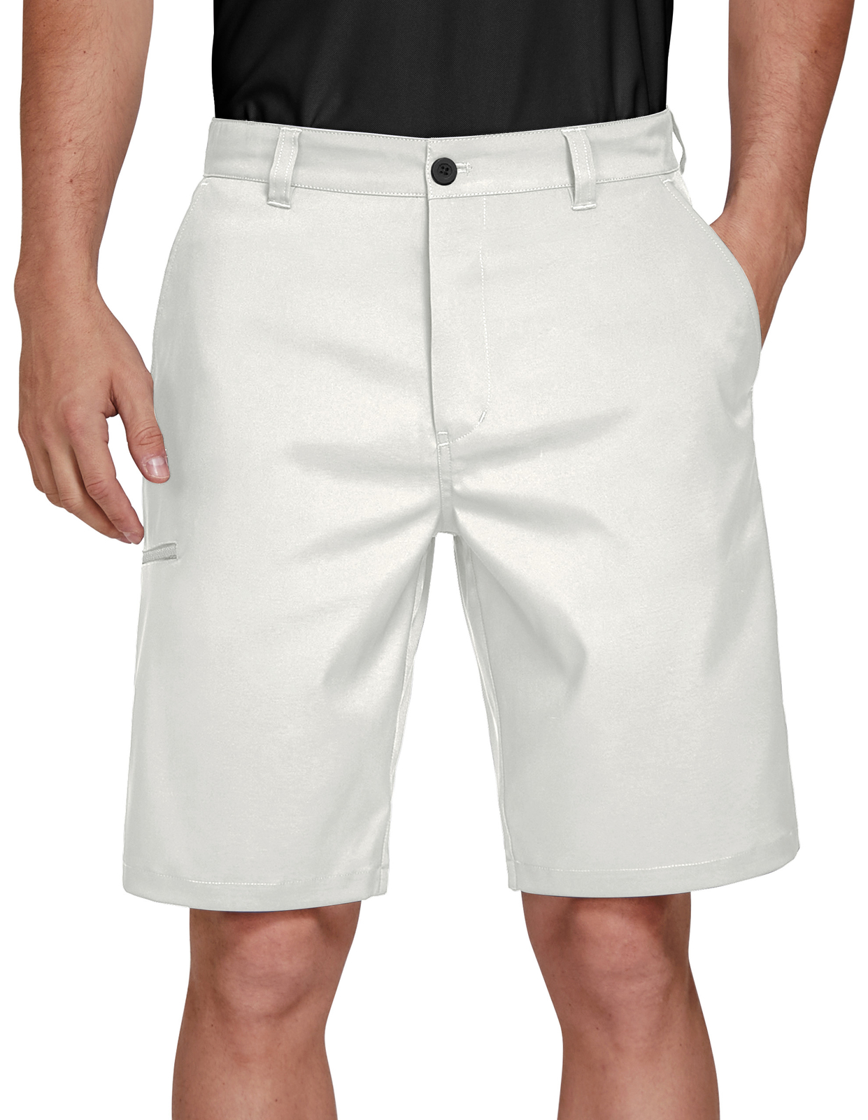 Men’s Golf Shorts Stretch Chino Lightweight Quick Dry Flat Front Work Half Pants