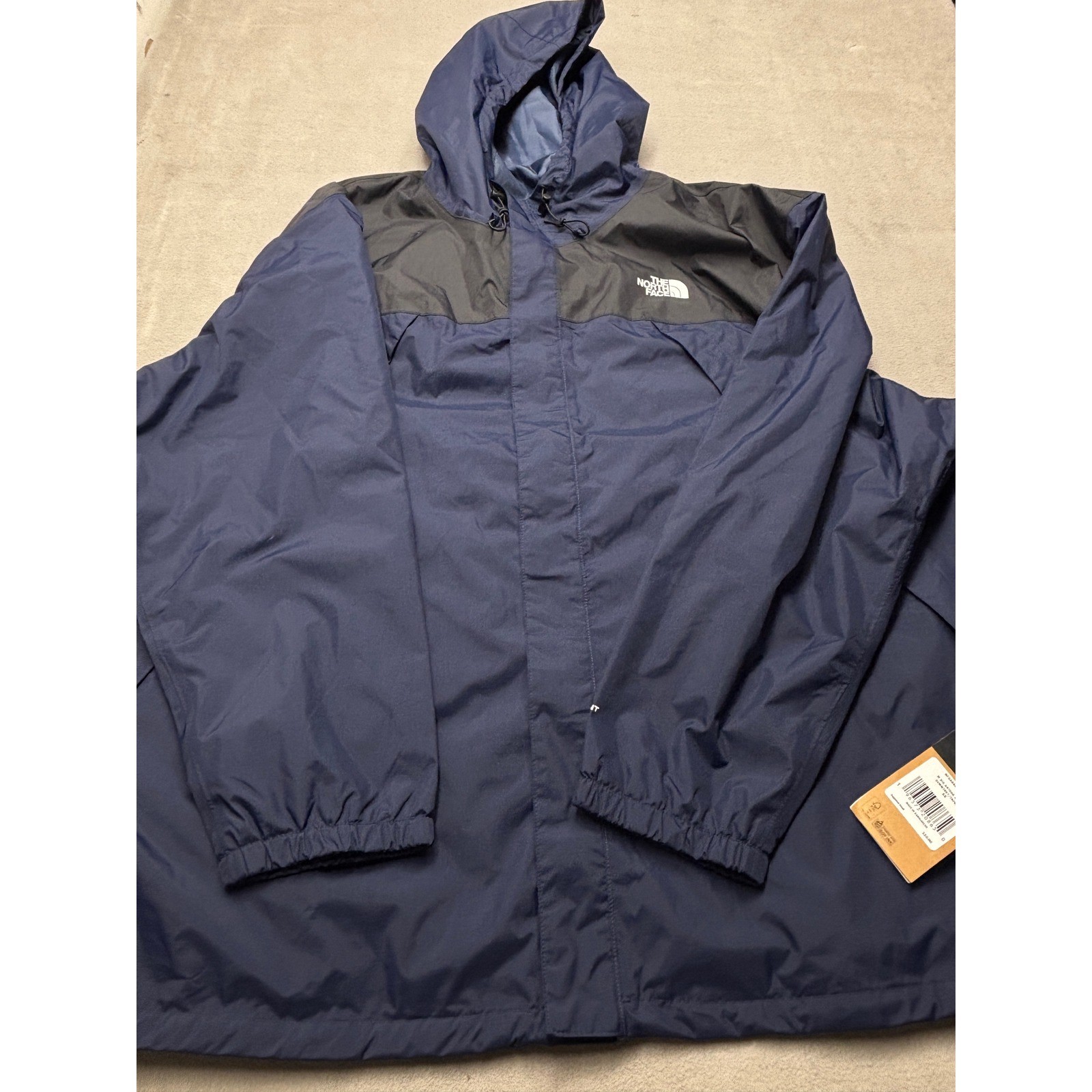 The North Face Mens Big Antora Jacket Navy Blue Black 5X NF0A84K192A-5X NEW