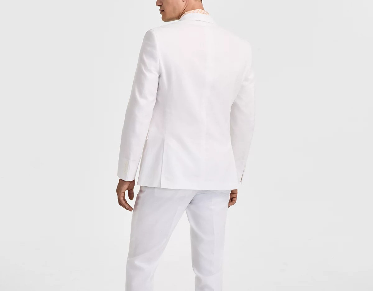 Bar III Men’s Slim-Fit Linen Suit Jacket MSRP $360