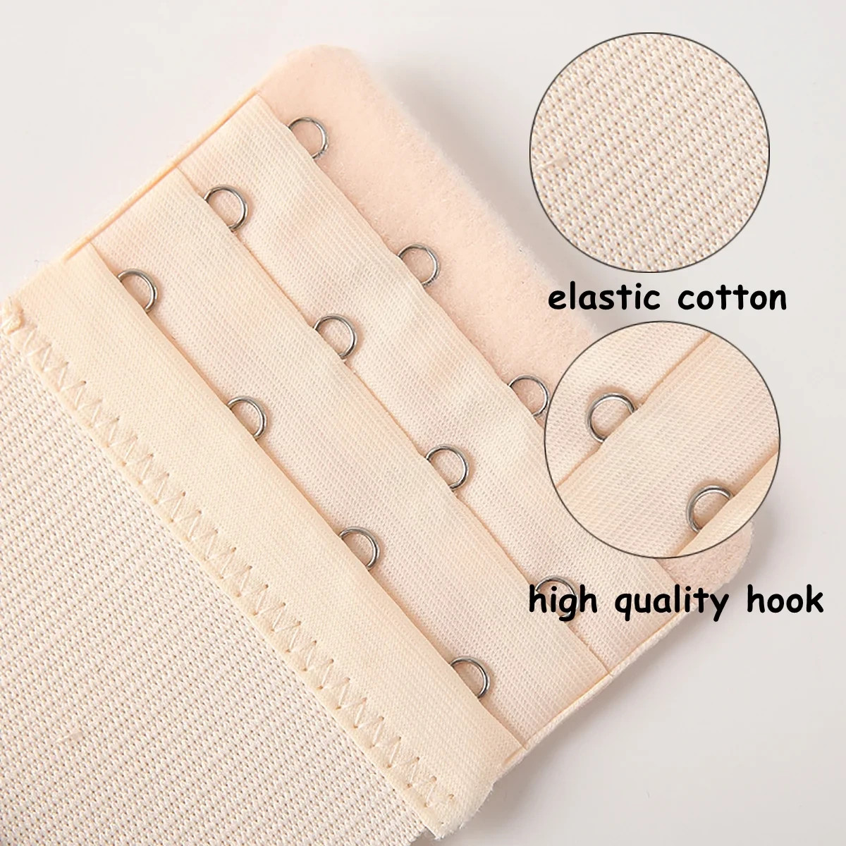 3ROW 2,3,4 Hook Bra Extender Extension Bra Strap Strapless Underwear Maternity