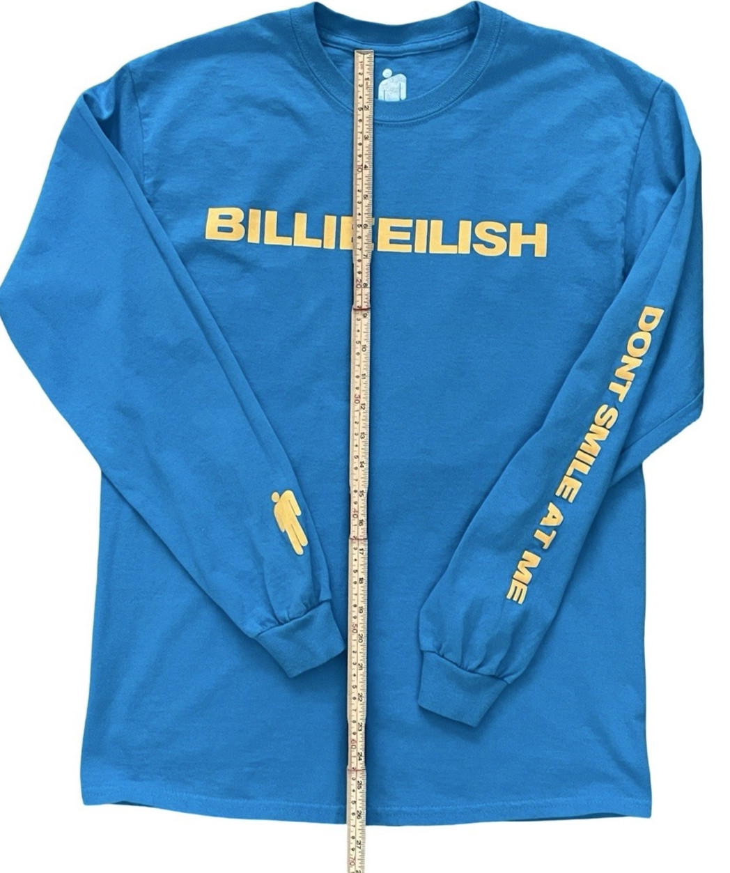 Billie Eilish Don’t Smile At Me EP Promo T-Shirt Adult Medium Blue Tour