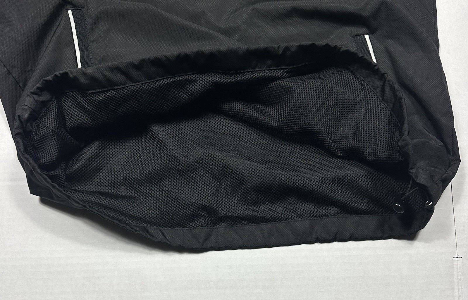 Rawlings Windbreaker Jacket Mens XL Black V-Neck Lightweight Pullover Baseball