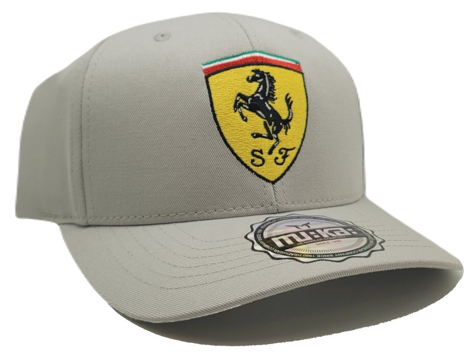 Ferrari New MUKA Car Italian Sports Cars Gray Era Strapback Hat Cap