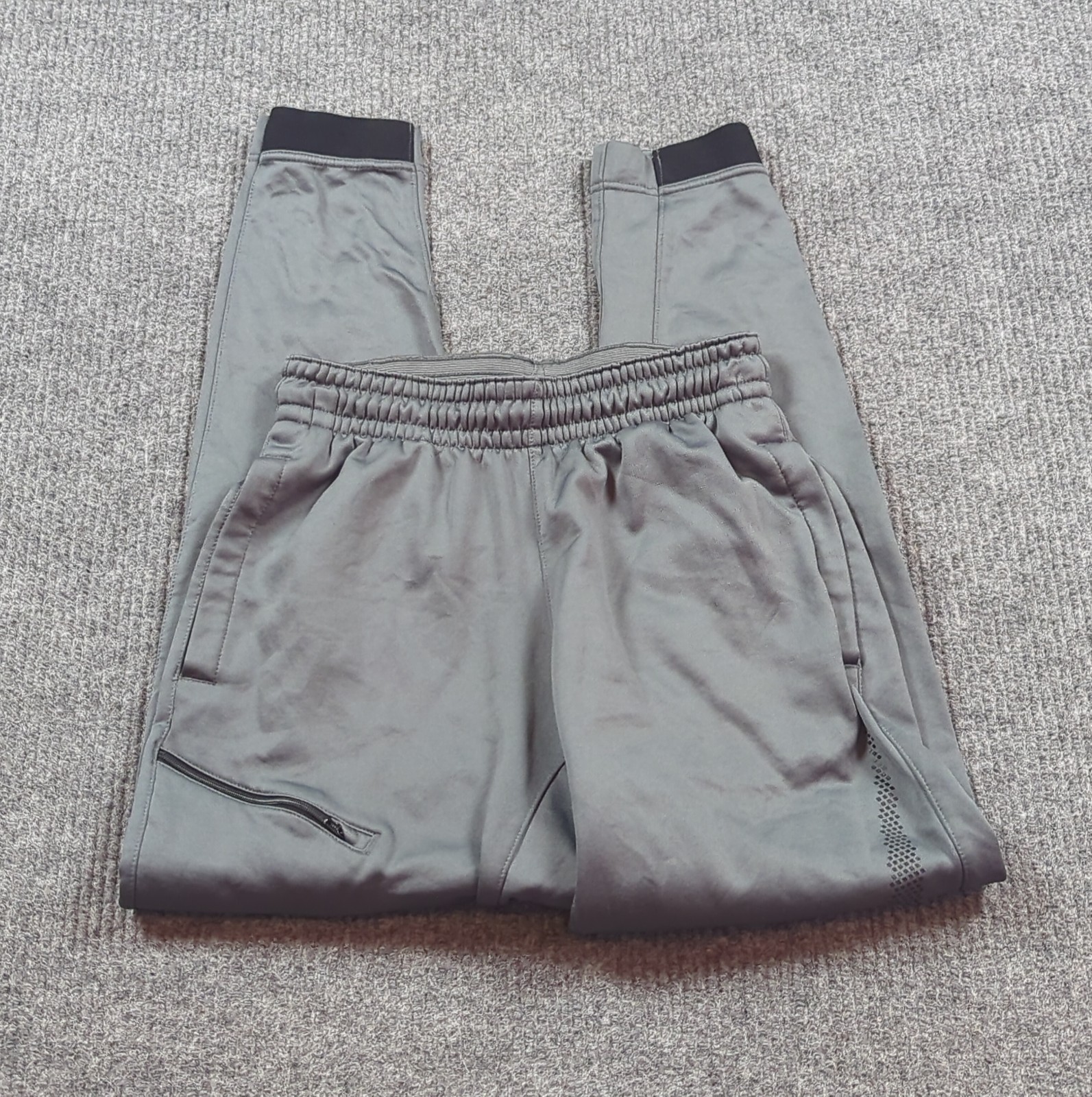 Nike Pants Mens Small Gray Track Atheltic Running Lounge Sweat Jogger 26×28