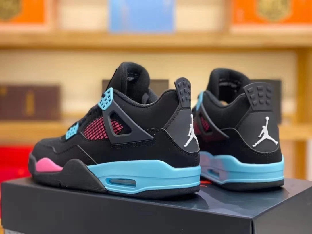 Jordan 4 Pink Blue Thunder Men’s Size US 7-12 NEW