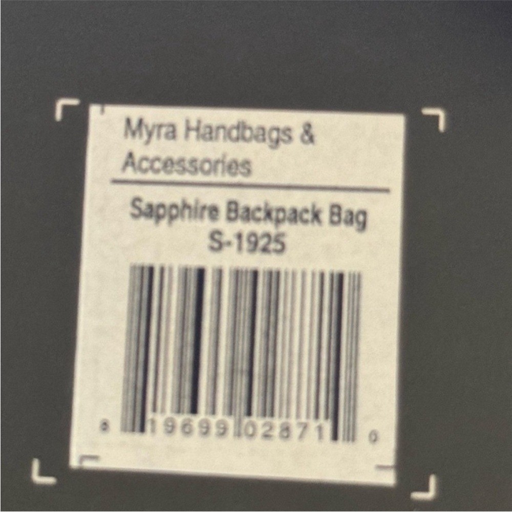 Myra Sapphire backpack bag