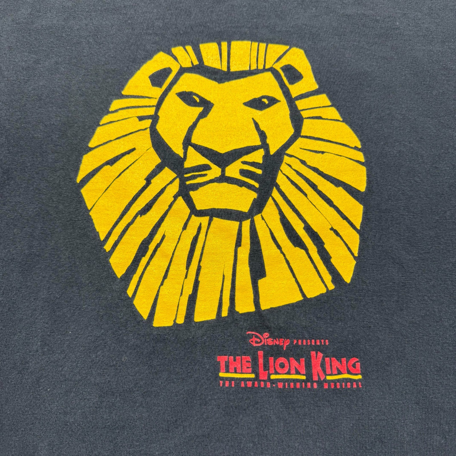 Vintage 90s Disney The Lion King Broadway Musical London Graphic T-Shirt – Large