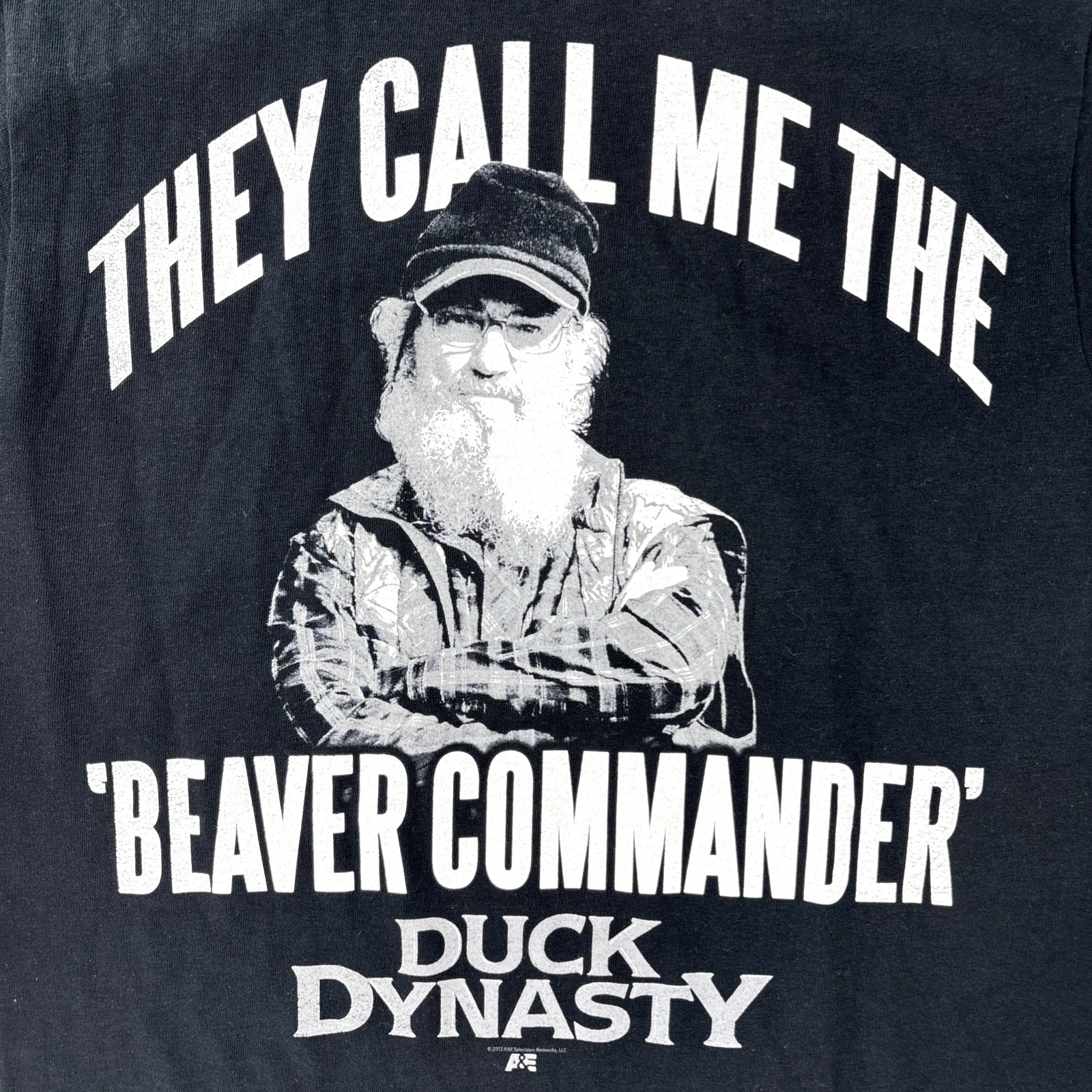 Rare Vintage 2012 Duck Dynasty Uncle Si Shirt Beaver Commander A&E TV New! Small