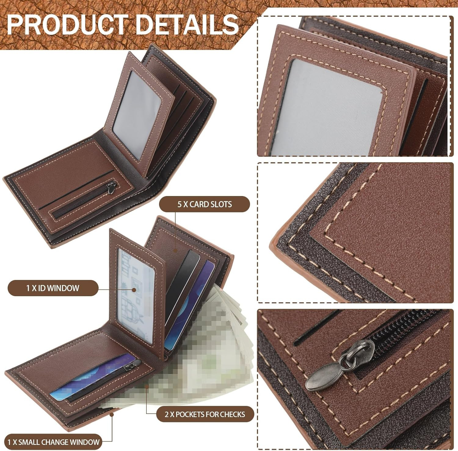 Custom RALTS POKE-MON #4 Wallet – Bifold Leather Wallet – Premium Quality
