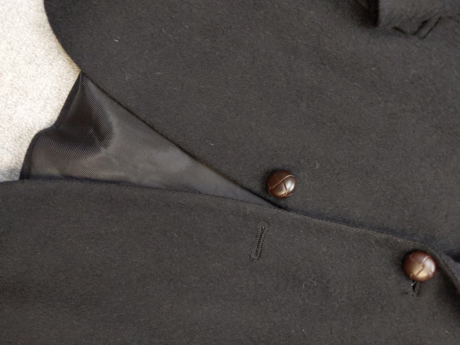 Tailors Row By Deansgate Blazer Mens 44 Black Sport Coat Jacket Classic Formal