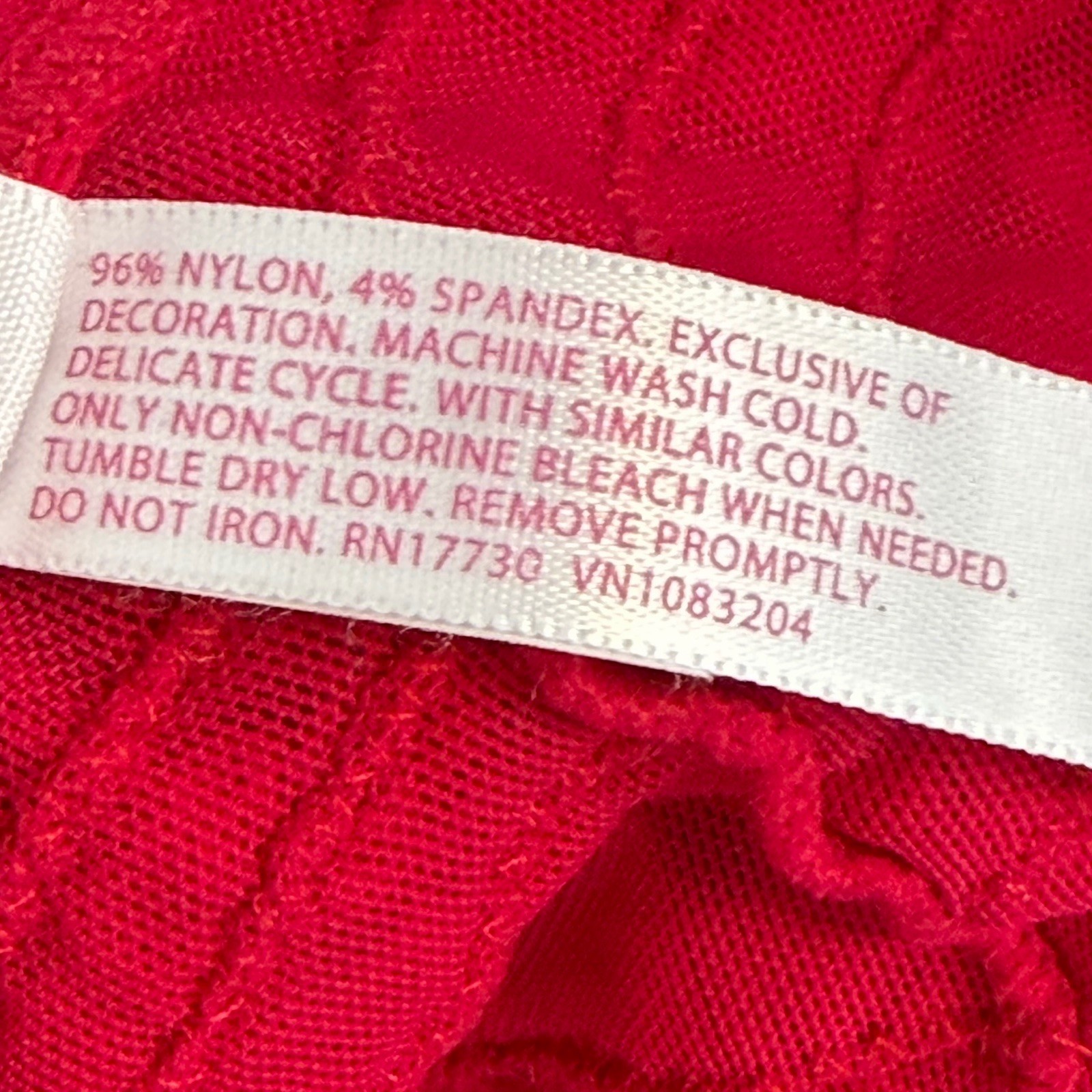 Xhilaration Intimates Medium Red Pink Mesh Ruffle Boyshort Panties NWOT