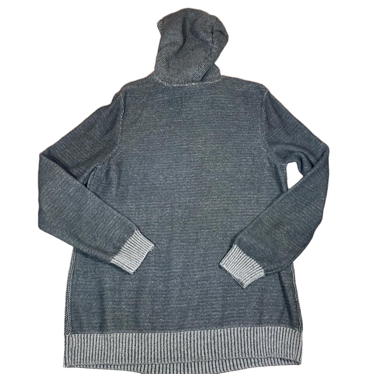 Urban Pipeline Gray Knit Fabric Drawstring Hood Kangaroo Pocket Hoodie XLarge