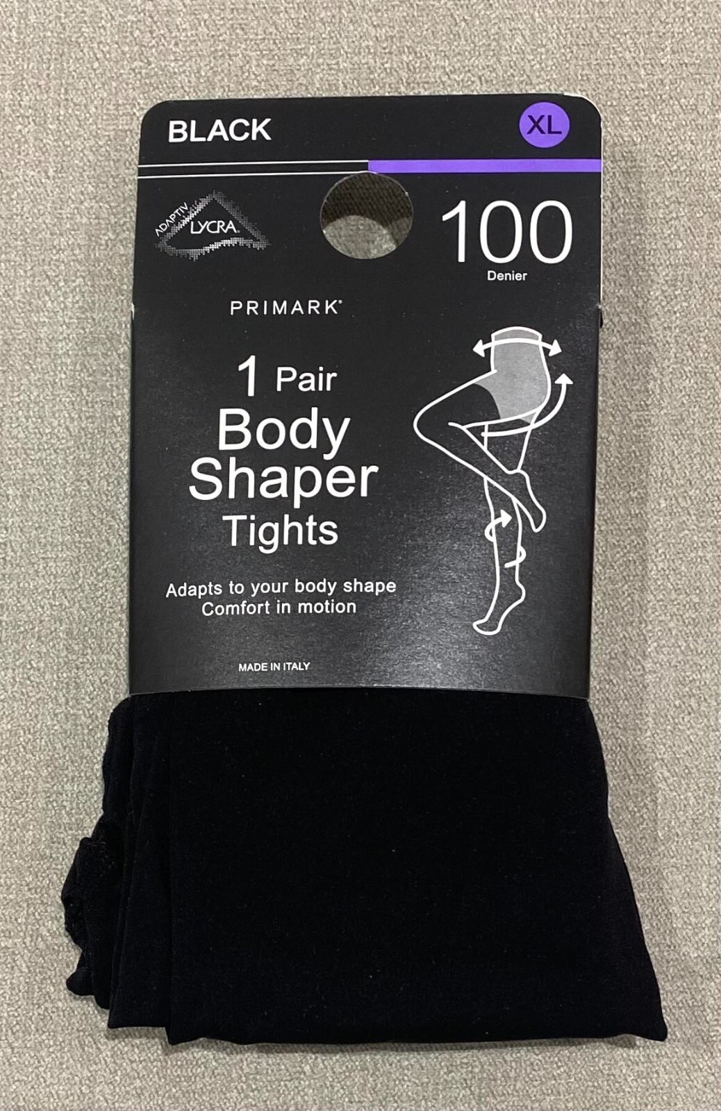 Black 1 Pair Body Shaper Tights Bum Tum Legs 100 80 40 Denier S/M/L/XL