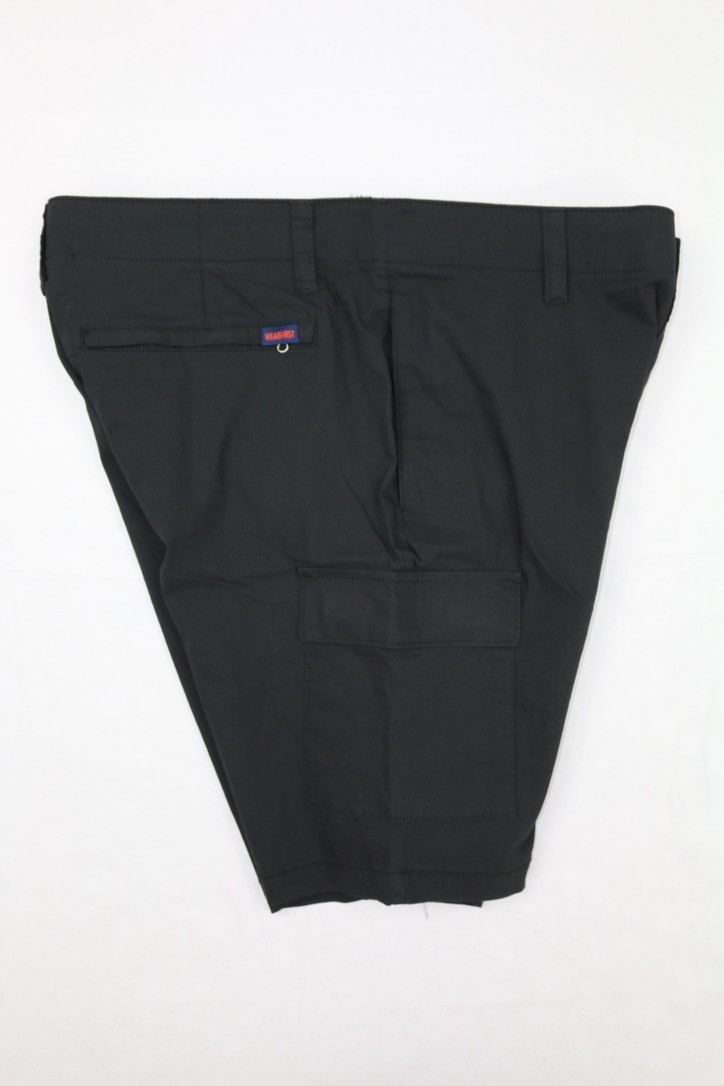 Wearfirst Mens Cargo Short Black Sz L 9in Inseam Stretch Soft Touch Comfort