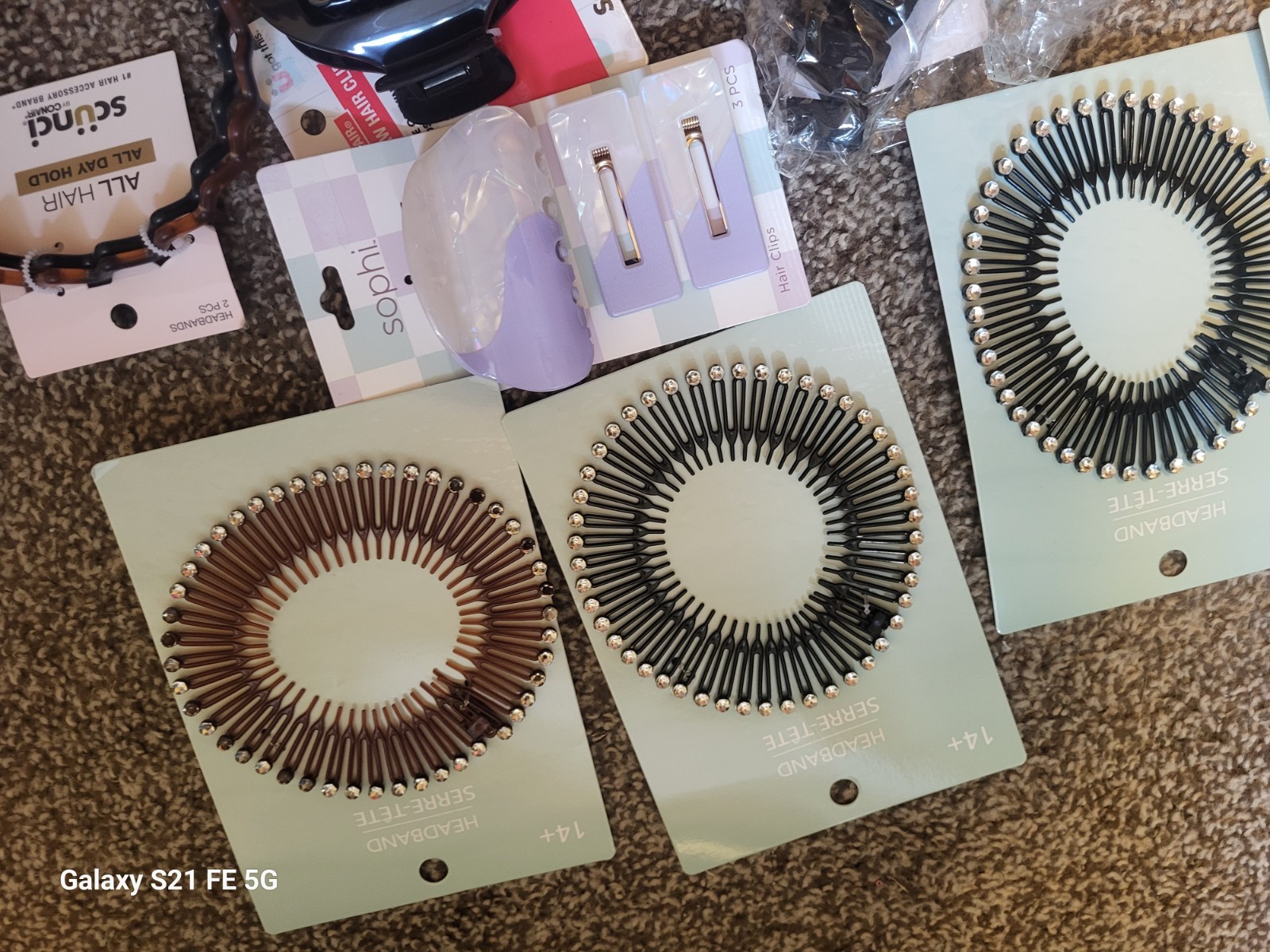 Huge Lot Of Hair Accessories. Over 150 Packs. All New Items. Some Multi Packs.