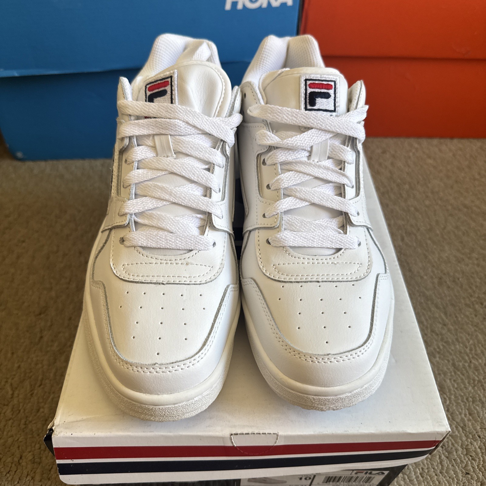 Fila T-2 Snow White Men’s Tennis Shoes Size 10