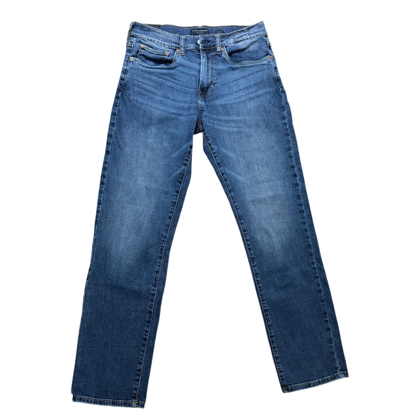 STOP SCROLL Lucky Brand 221 Straight Jeans 32×30 Clean Blue Denim Fit