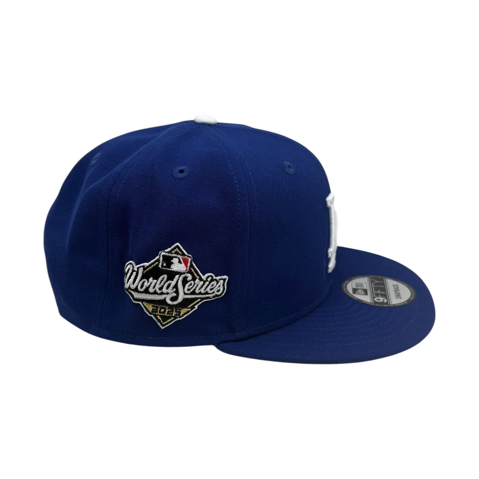 Los Angeles Dodgers New Era 9FIFTY Snapback Hat 2025 World Series Side patch