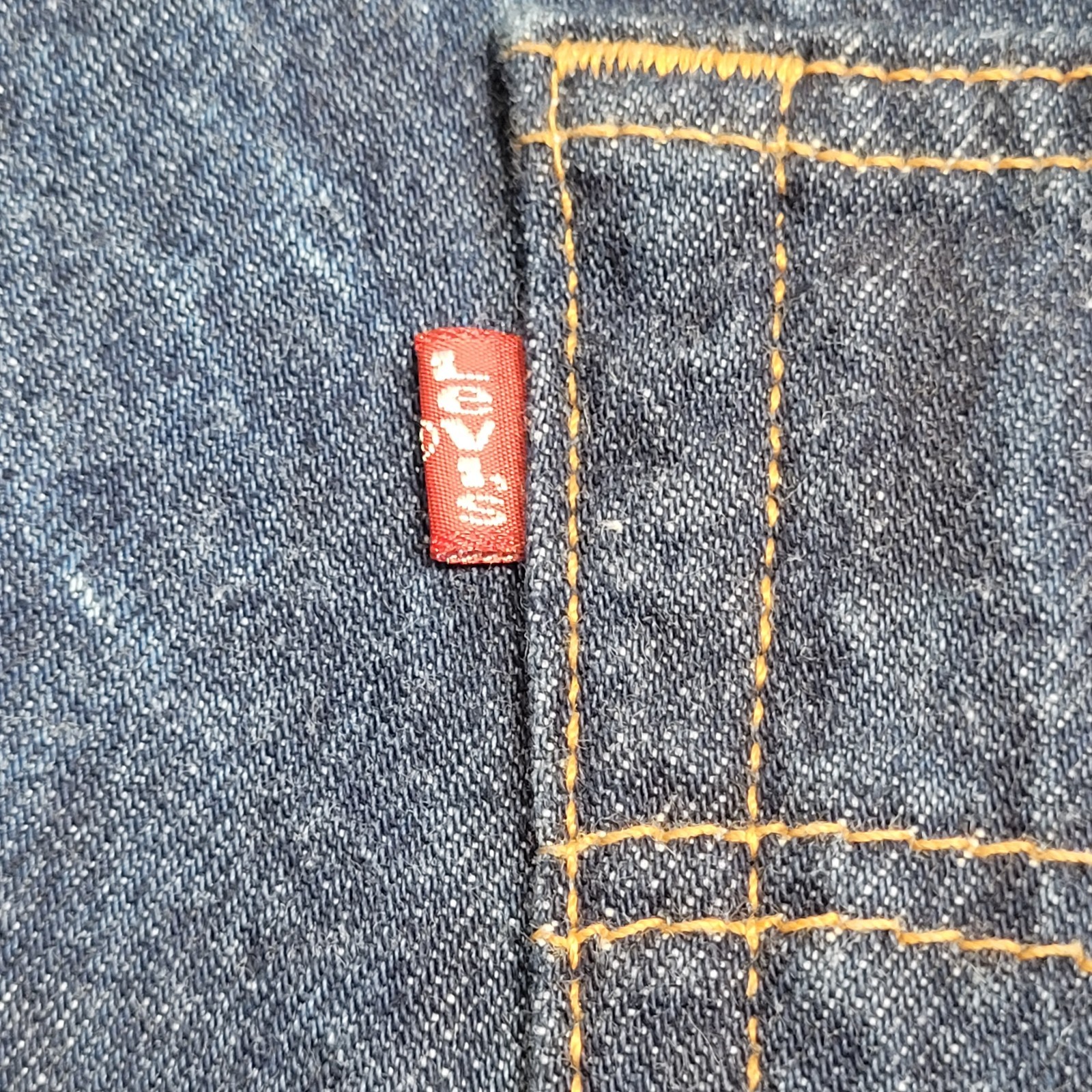 👖Vintage Levi’s 501XX Rigid Raw Jeans Mens 36×34 (34×32) Dark Indigo Denim Y2K