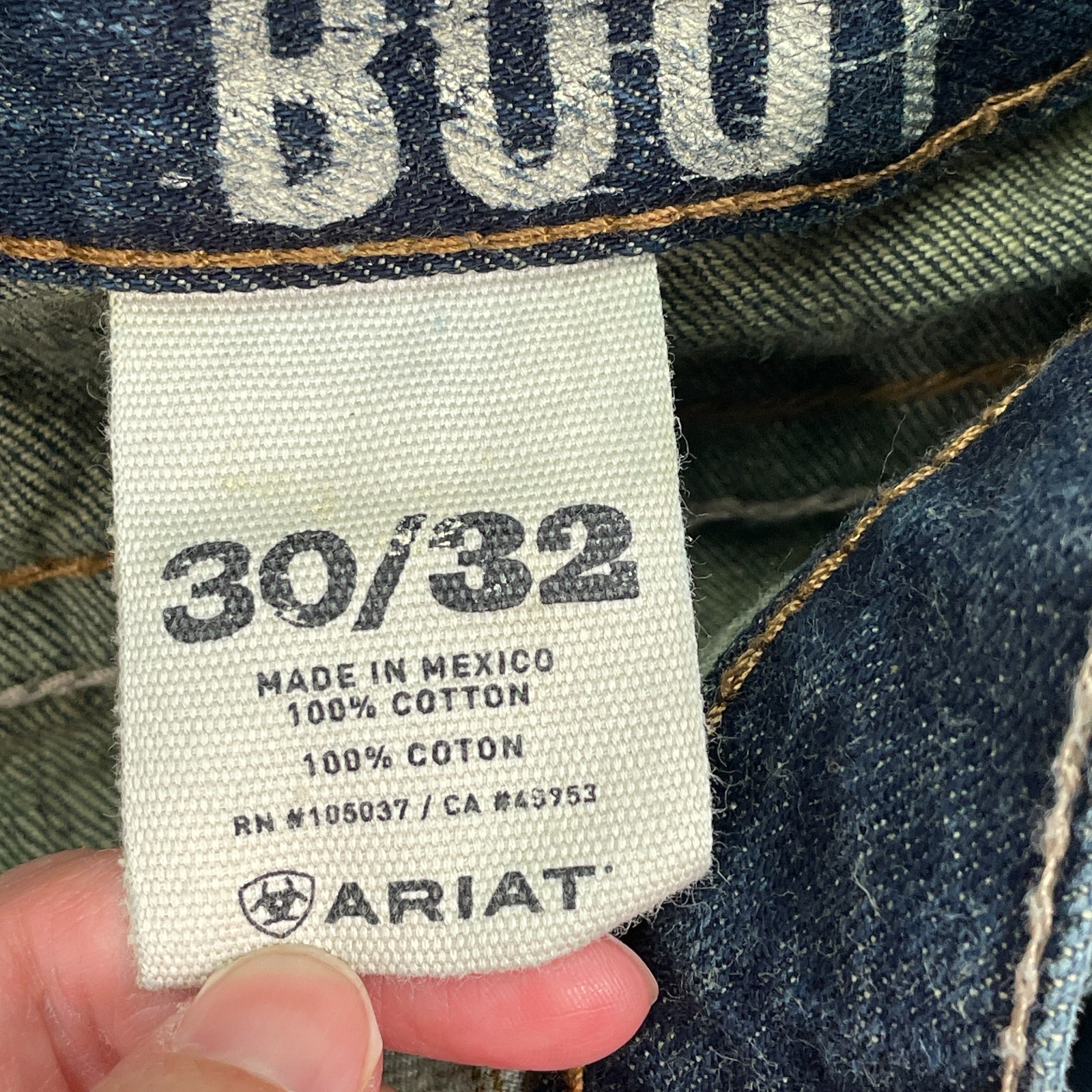 Ariat M2 Jeans Men’s 30×32 Blue Relaxed Boot Denim Work Wear