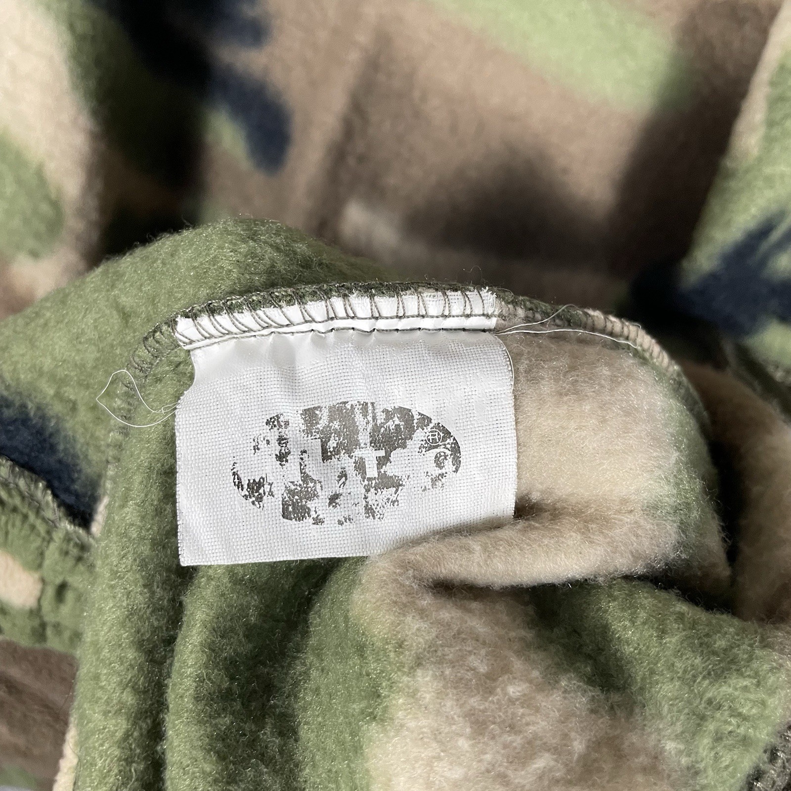 Mil-Tec By Strum Fleece Jacket Mens 2XL Camo Military Winter Full Zip Vintage