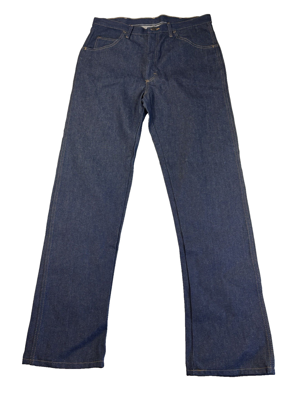 Rustler Men’s 36X34 Dark Wash Regular Boot Raw Denim Jeans Western Cowboy Ranch