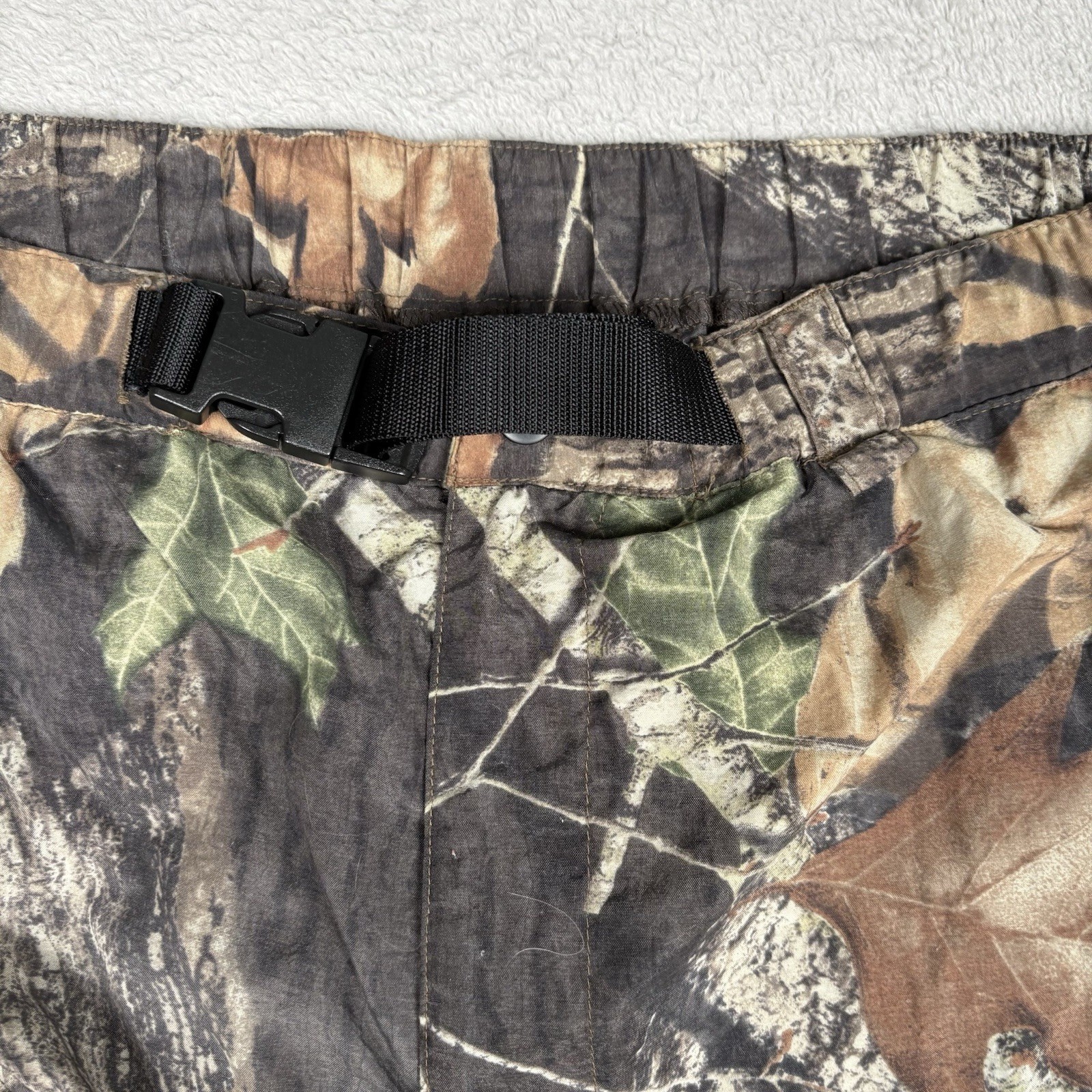 Vintage 90s Mossy Oak Treklite Zip Off Cargo Pants Realtree Hunting Camo Mens L