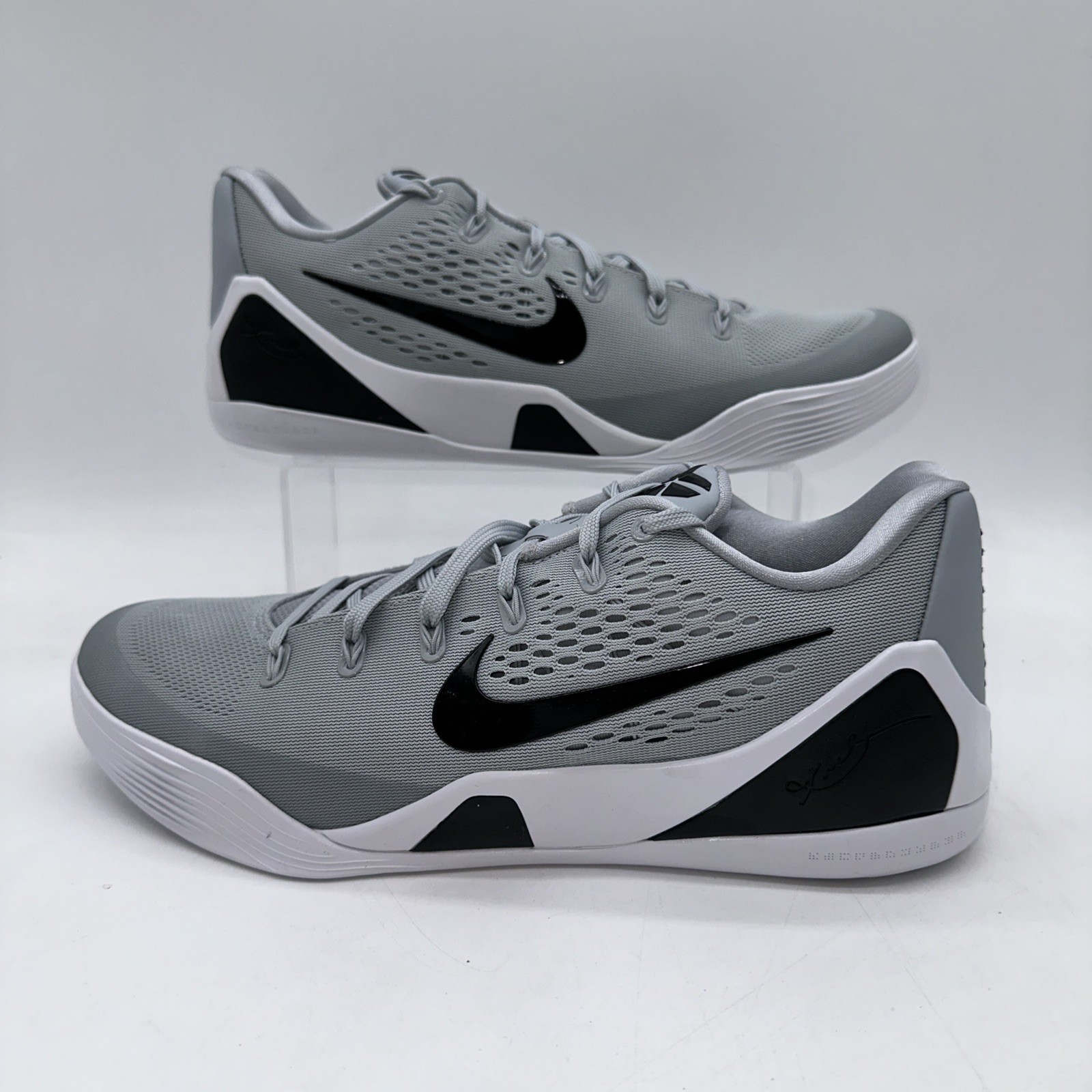 Nike Men’s Size 14 Kobe IX Elite Low EM TB P (IH5095 001)Gray Basketball Sneaker