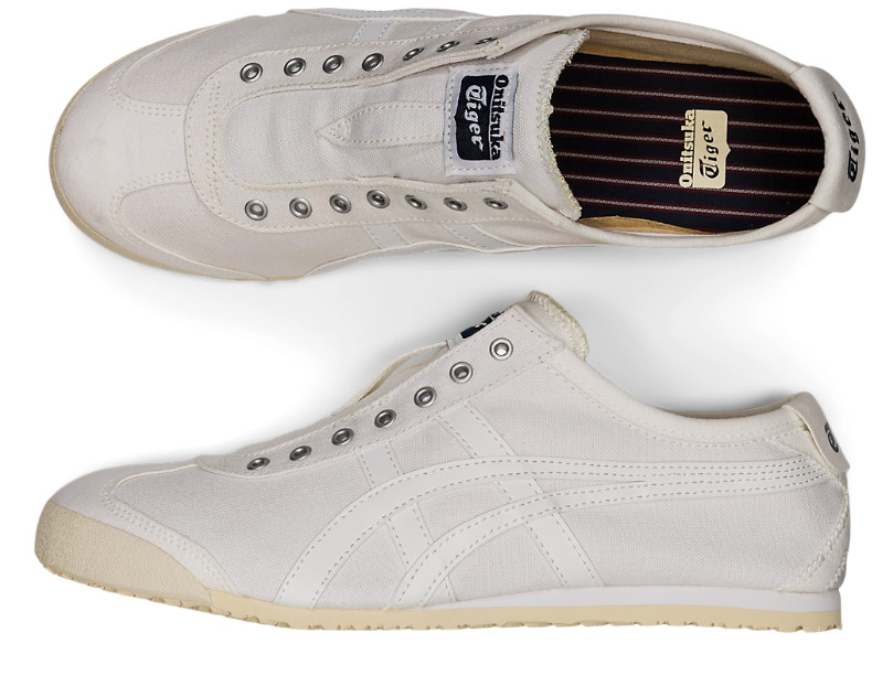 Onitsuka Tiger MEXICO 66 SLIP-ON 1183C141 100 WHITE/WHITE New in Box from Japan