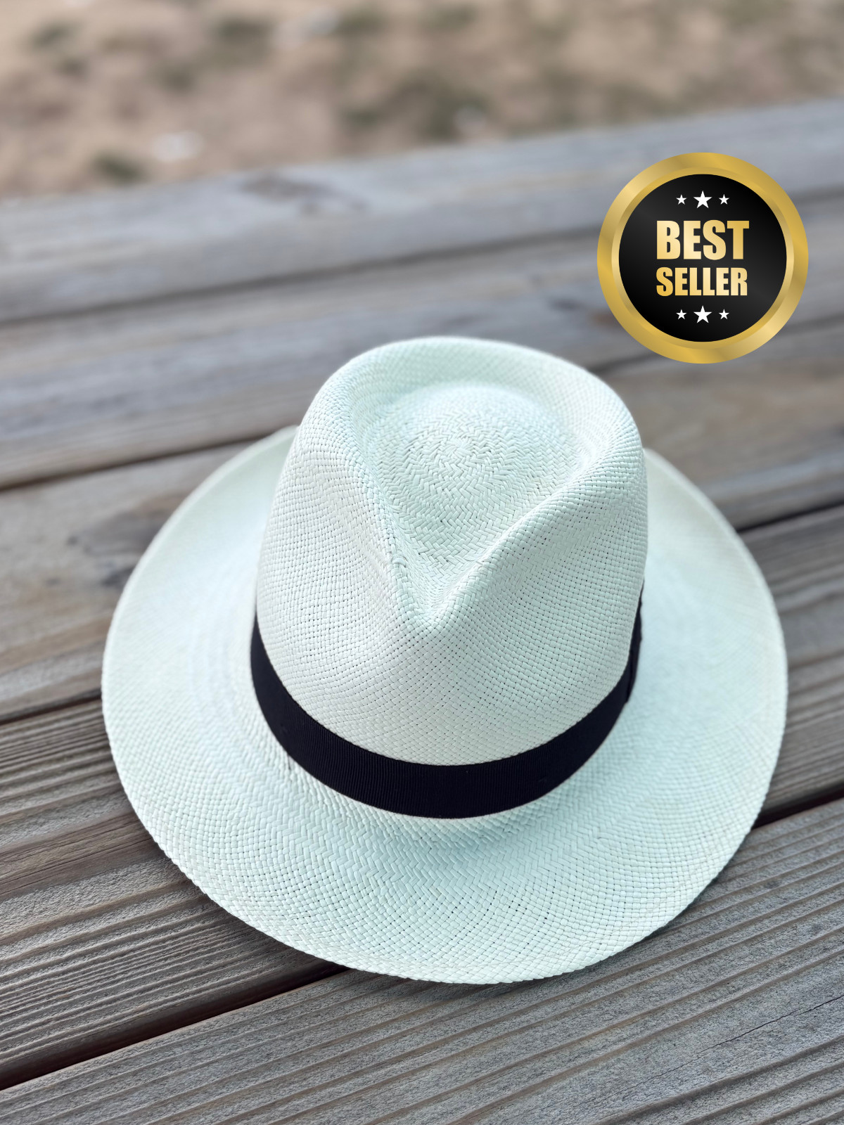 Classic Fedora |Genuine Panama hat| 100% Toquilla Straw | Handwovwn in Ecuador