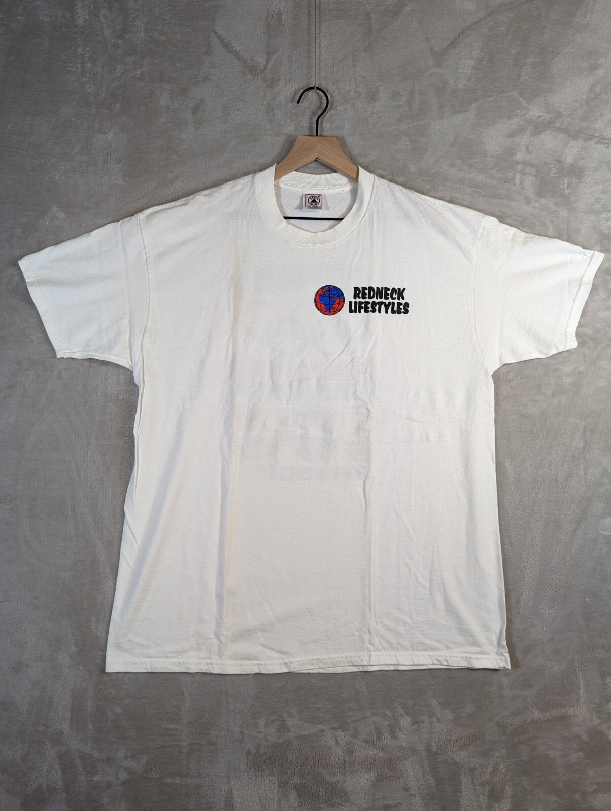 Vintage Redneck Lifestyles Shirt Mens XL 90’s Y2K Vulgar Olympics Silver Lake