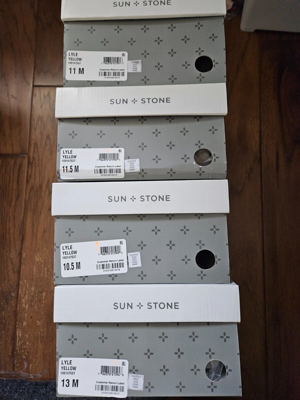 Sun + Stone Lyle Yellow Slip-on Men’s Sneakers New In box 100147537