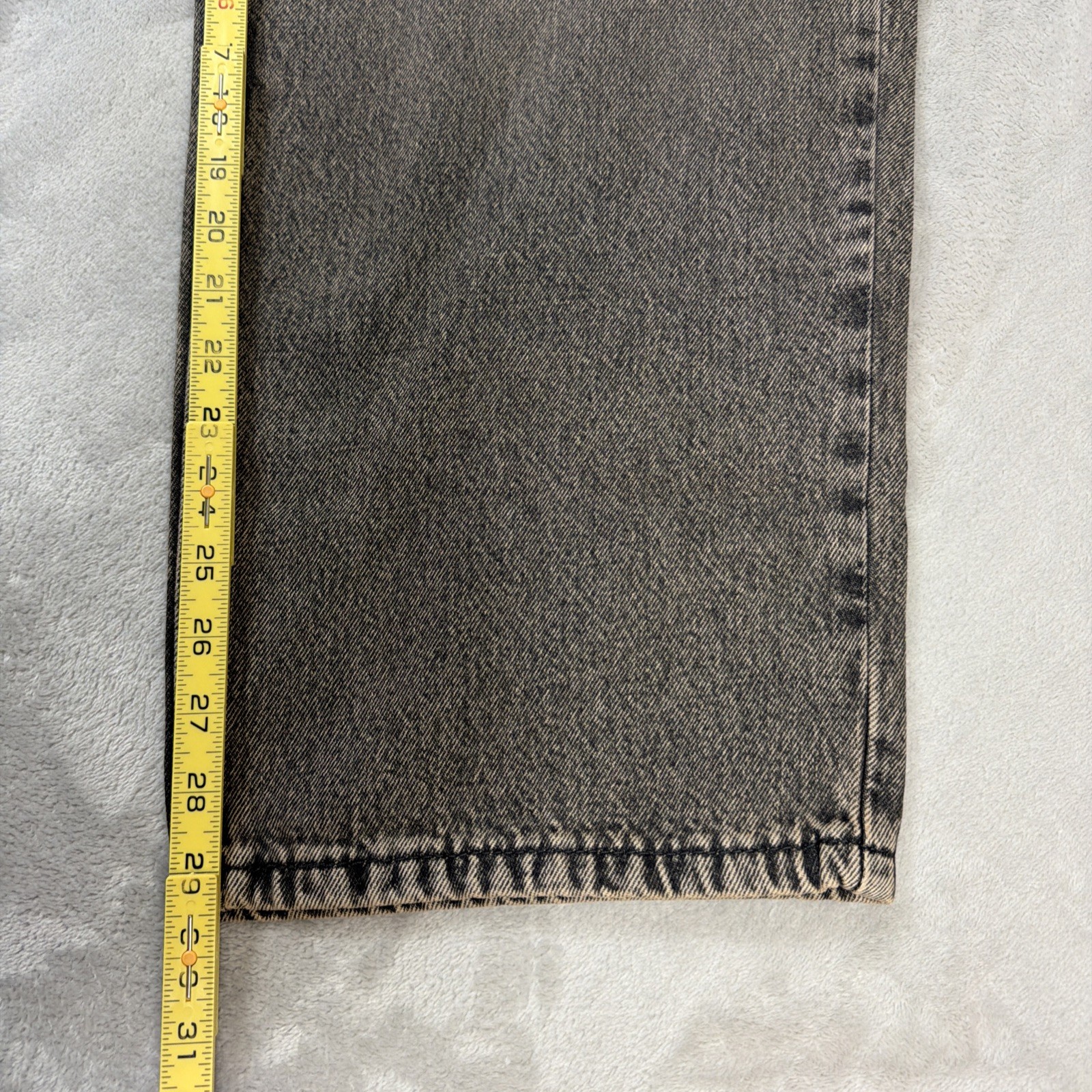 Levi’s 578 Baggy Denim Jeans Men’s Size 33×30 Gray Cotton Y2K