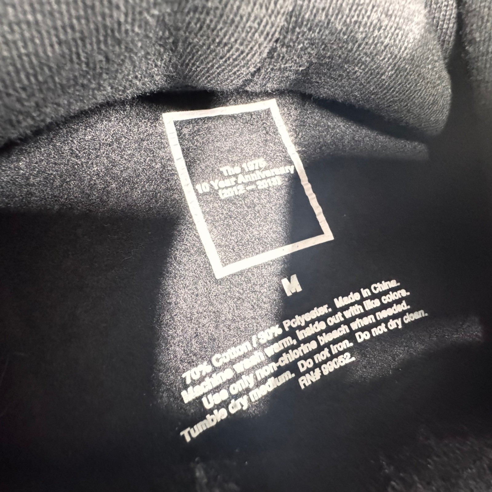 The 1975 10 YR Hoodie Adult Oversized Fit Medium Sweater Pullover