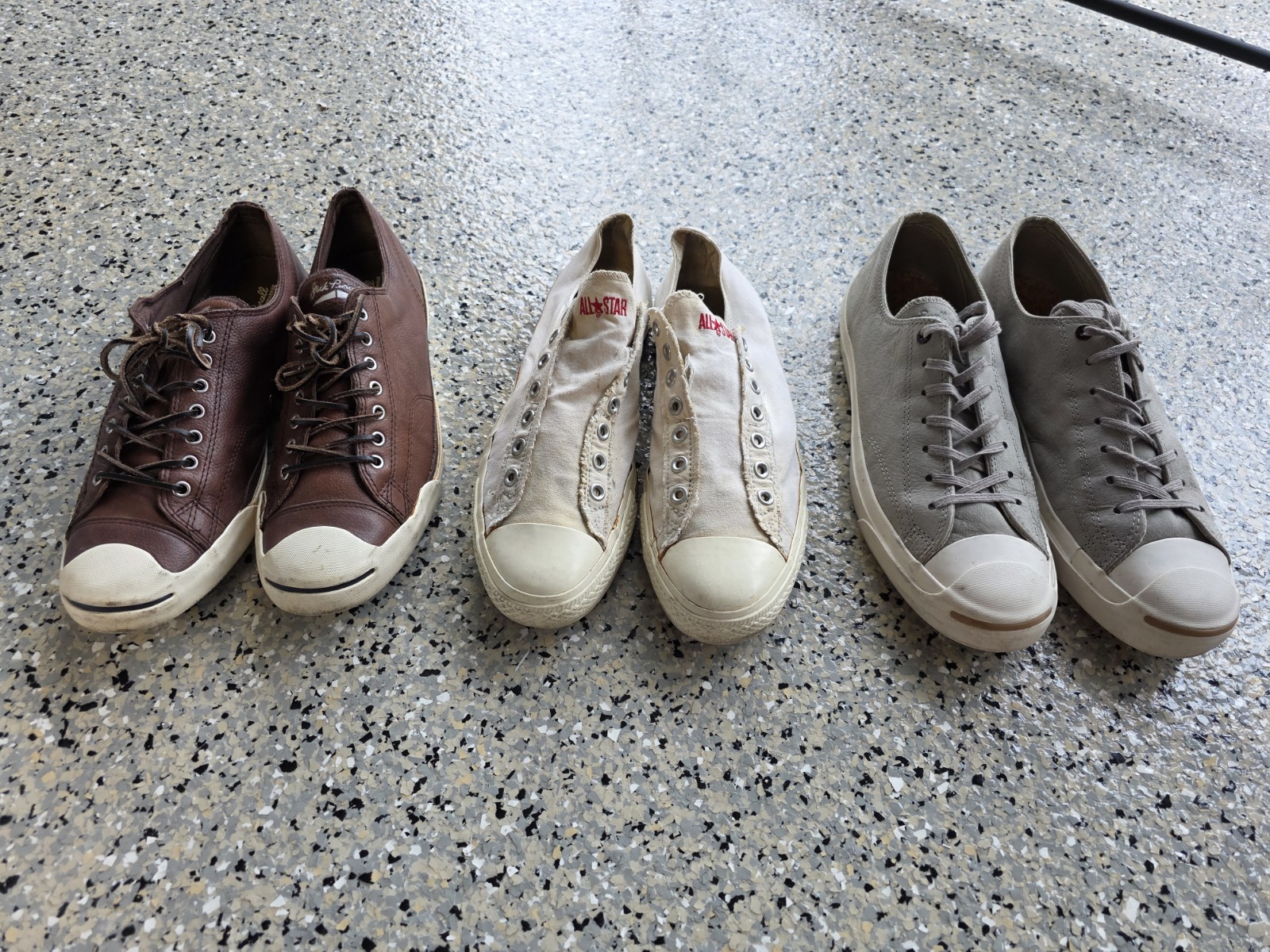Converse Jack Purcell/John Varvatos Lot of 3 (Sz. 13)