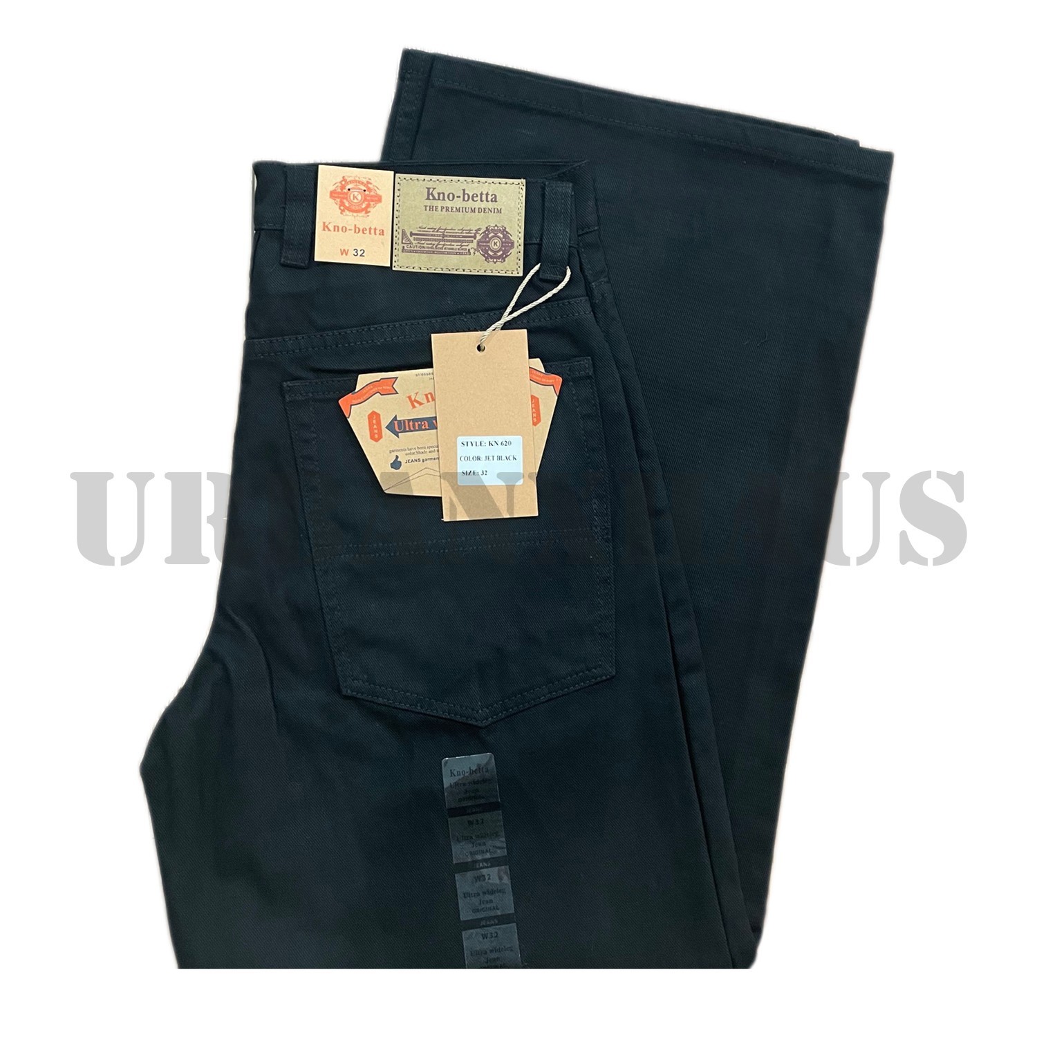 KNO BETTA MEN’S ULTRA WIDE LEG LOOS FIT DENIM JEAN