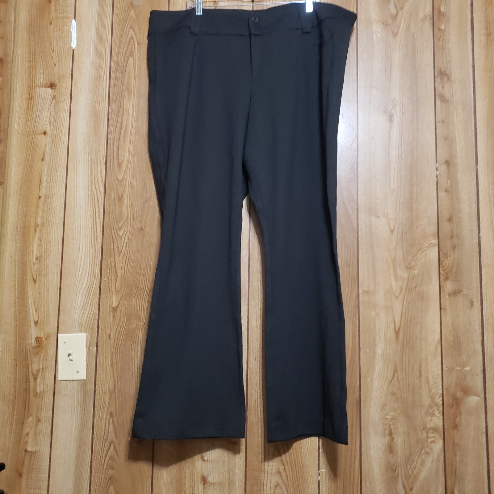 A-line High-Rise Ponte Pants Torrid 24R Dark Gray Dressy Business Minimalist