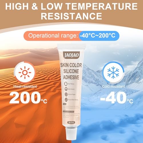 Silicone Adhesive Skin Color Silicone Adhesive Glue for Skin Doll Repair Soft