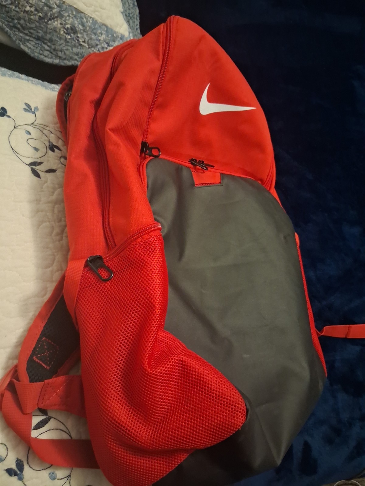 Nike Brasilia 26L Mesh Backpack – University Red (BA6050-657-Misc)