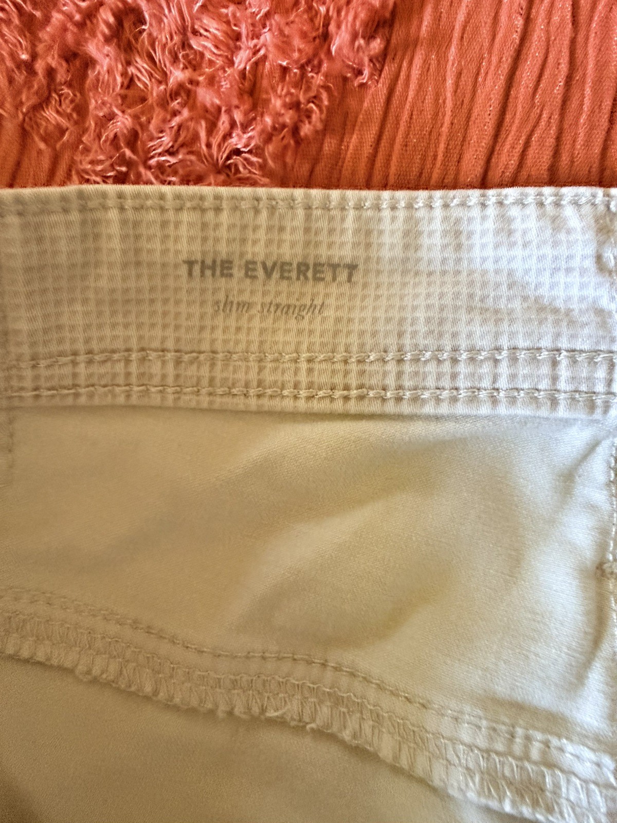 AG Adriano Goldschmied The Everett Slim Straight Pants Khaki 32/32 Casual